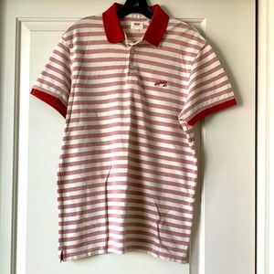 Levi’s Polo Shirt Red & White Stripes